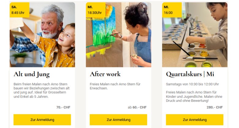 Decolor - Kurse für freies Malen in Zürich